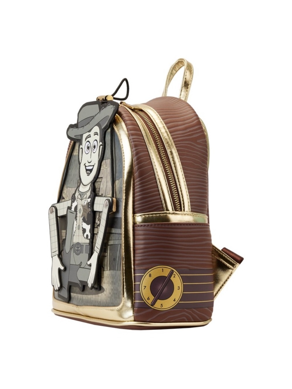 Loungefly | Disney Pixar Toy Story | Woody Puppet Mini Backpack | NWT - Picture 6 of 11
